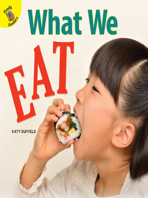 cover image of What We Eat